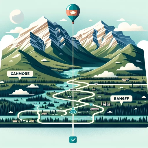 how far is canmore from banff