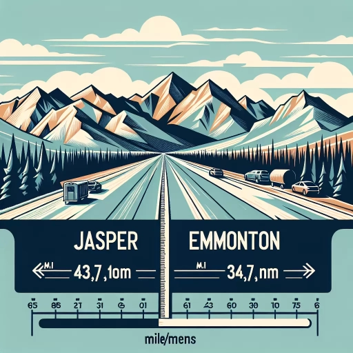 how far is jasper from edmonton