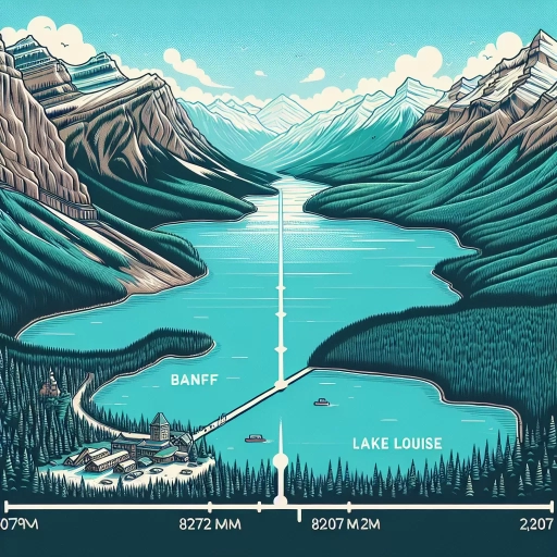 how far is lake louise from banff