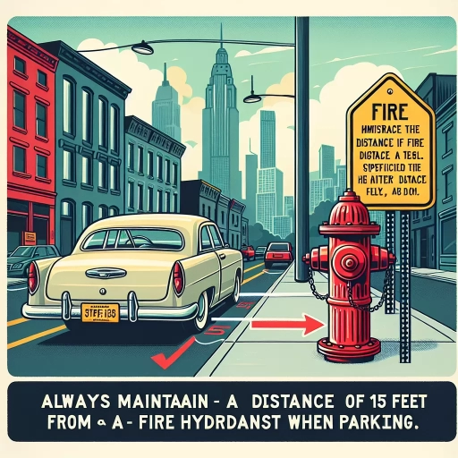 how far should you park from a fire hydrant