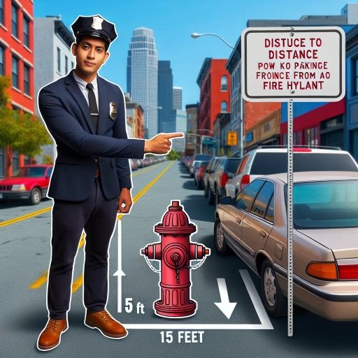 how far to park from fire hydrant