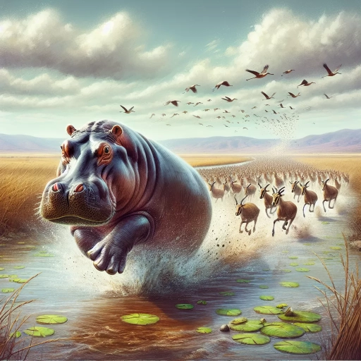 how fast are hippos