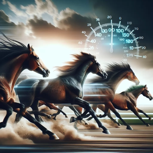 how fast are horses