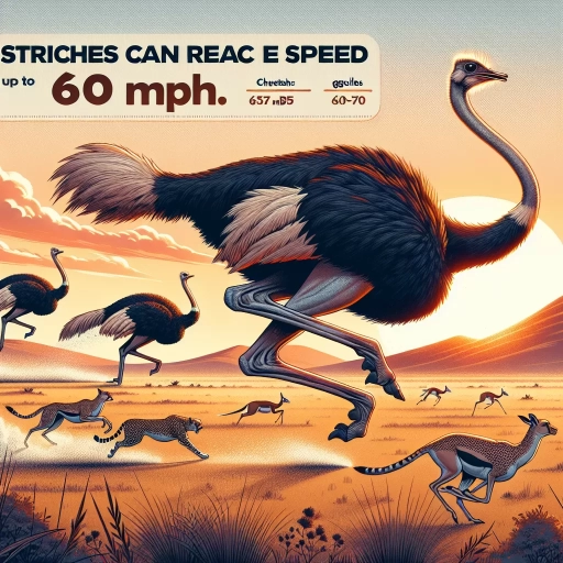 how fast are ostriches