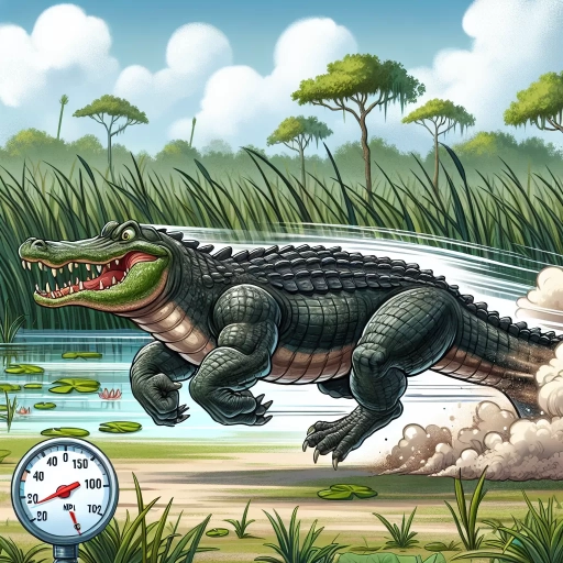 how fast can an alligator run