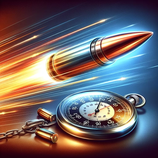 how fast does a bullet travel