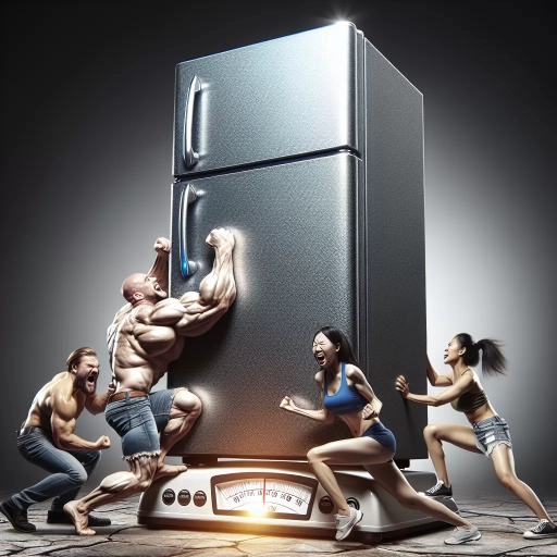 how heavy is a fridge