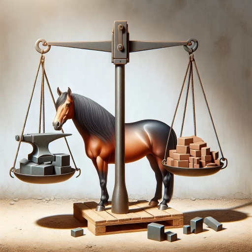 how heavy is a horse