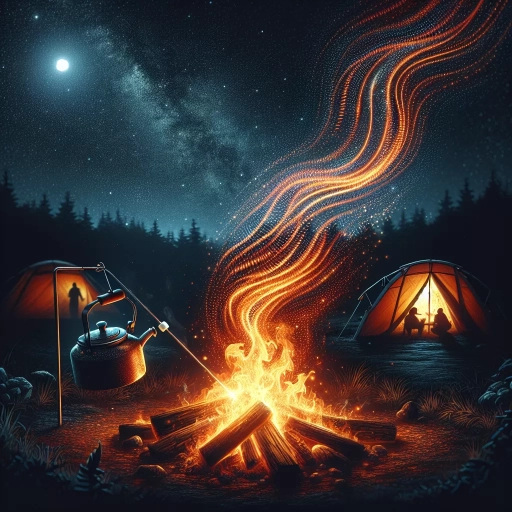 how hot is a campfire