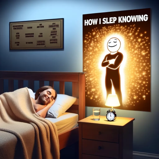 how i sleep knowing meme