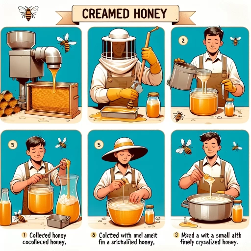 how is creamed honey made