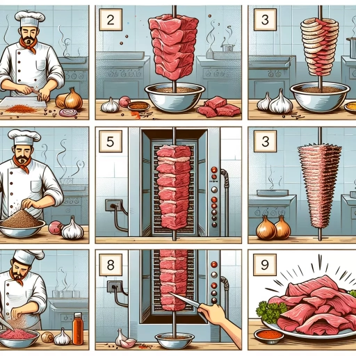 how is donair meat made