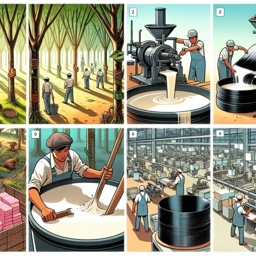 how is rubber made