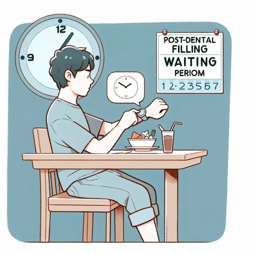 how long after filling can you eat