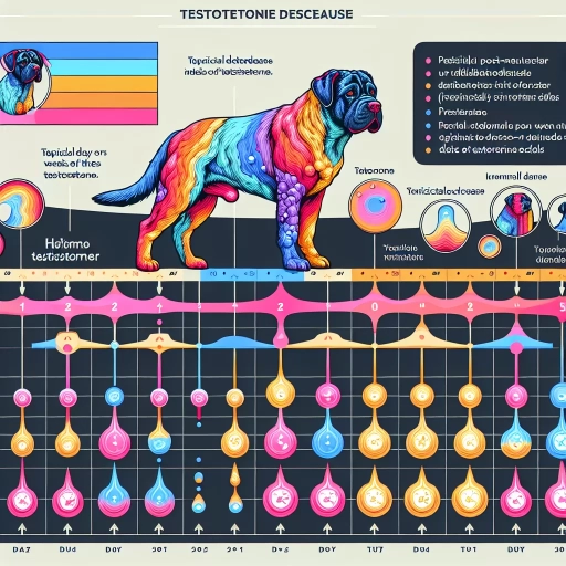 how long after neutering dog is testosterone gone