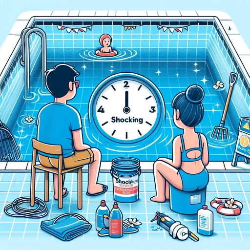 how long after shocking pool can i swim