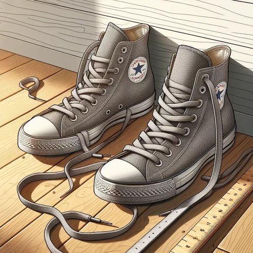 how long are converse high top laces