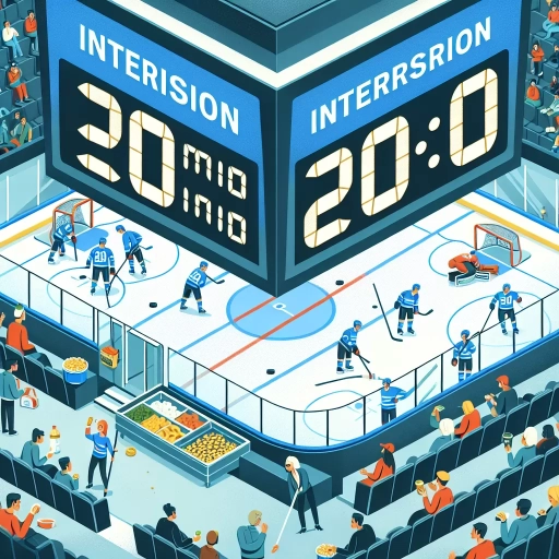 how long are hockey intermissions