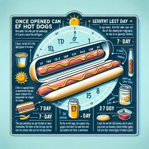 how long are hot dogs good for once opened