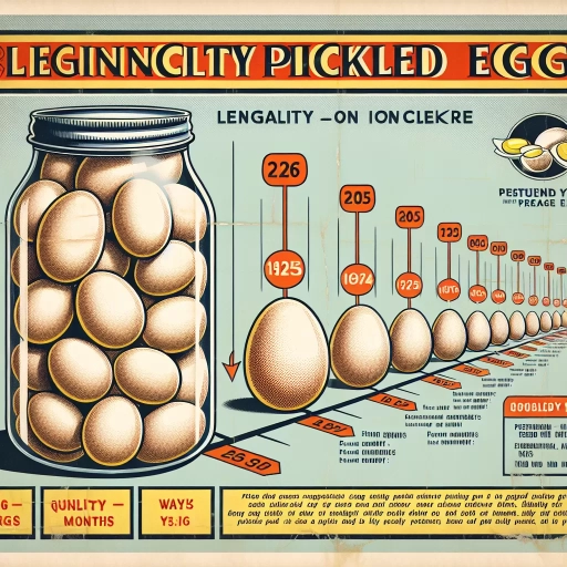 how long are pickled eggs good for