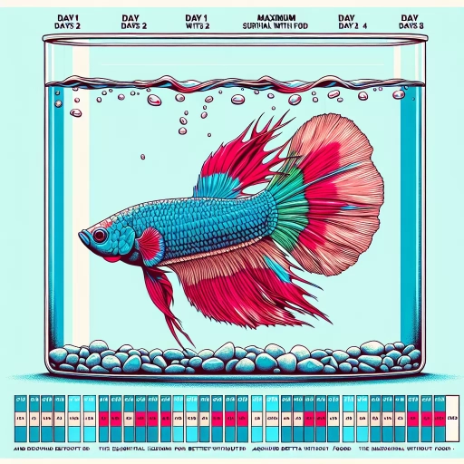 how long can a betta fish survive without food