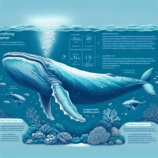 how long can a blue whale hold its breath