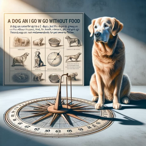 how long can a dog go without eating
