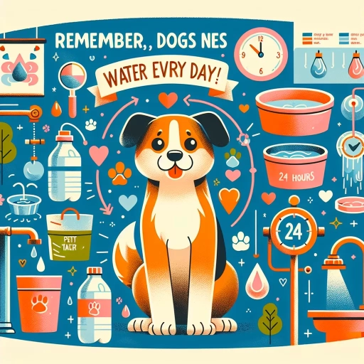 how long can a dog go without water