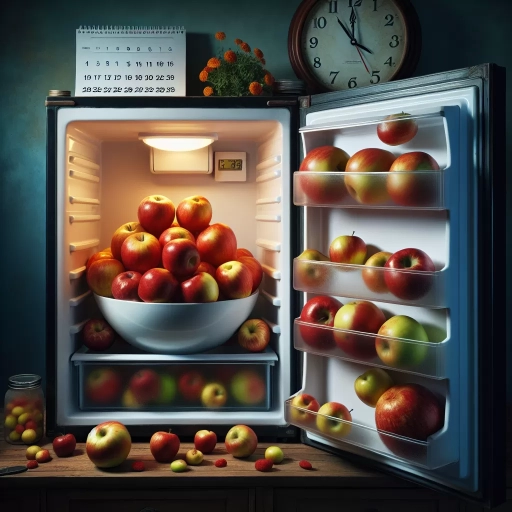 how long can apples last in the fridge