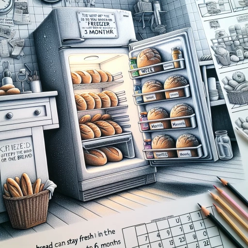how long can bread stay in the freezer