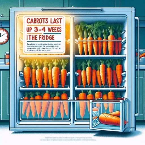 how long can carrots last in the fridge