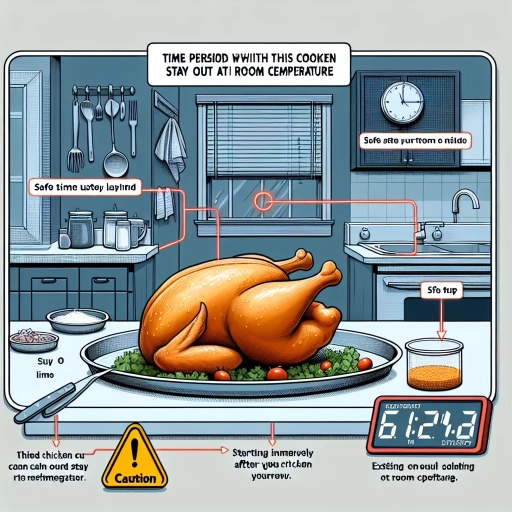 how long can cooked chicken stay out