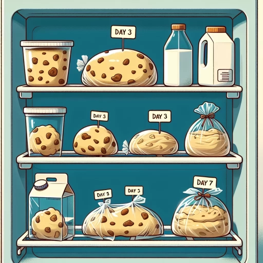 how long can cookie dough stay in the fridge