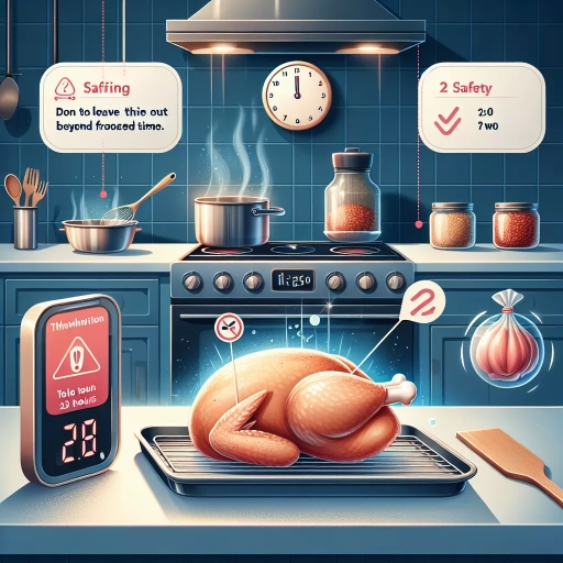how long can frozen chicken be left out