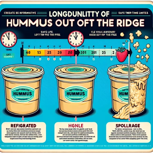 how long can hummus stay out of the fridge
