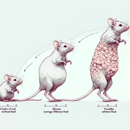 how long can mice live without food