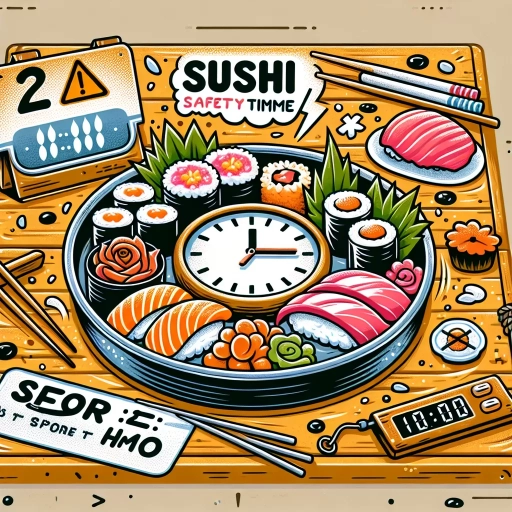 how long can sushi be left out