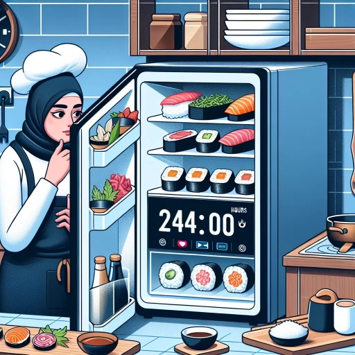 how long can sushi last in the fridge