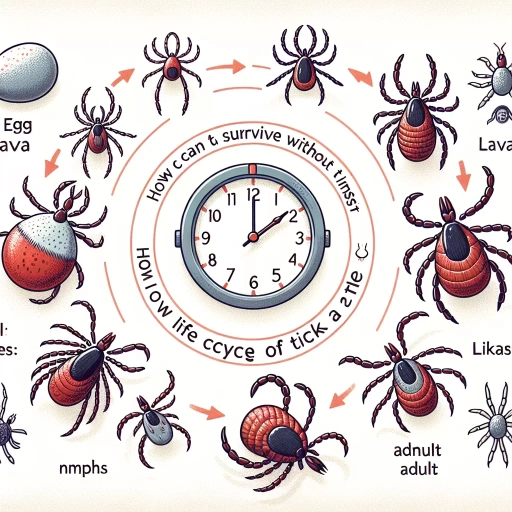 how long can ticks live without a host