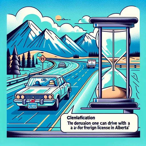 how long can you drive with a foreign license in alberta