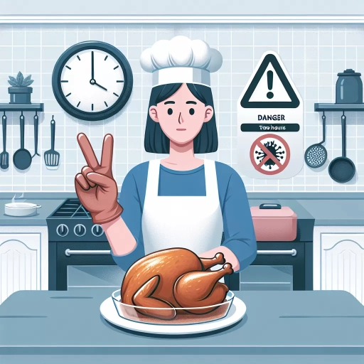 how long can you leave cooked chicken out