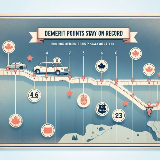 how long demerit points stay on record ontario