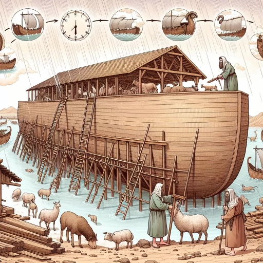 how long did it take noah to build the ark