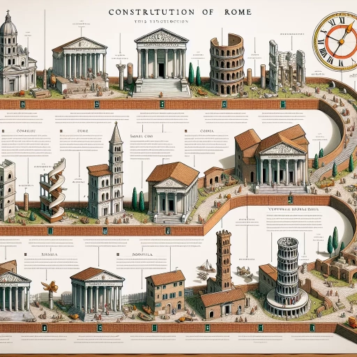 how long did it take to build rome