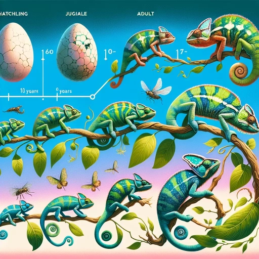 how long do chameleons live