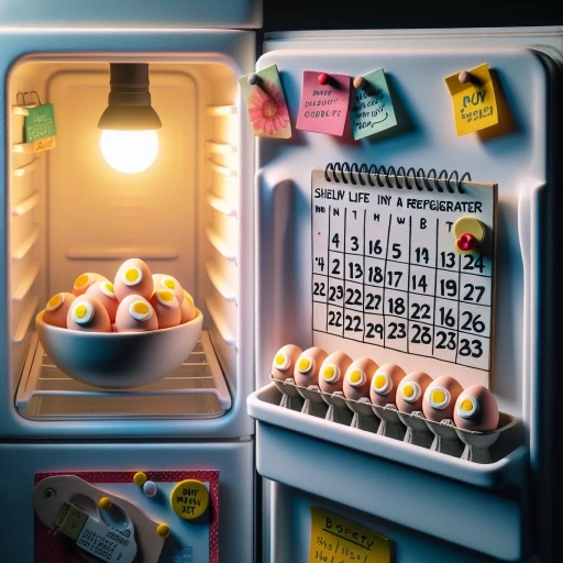 how long do cooked eggs last in fridge