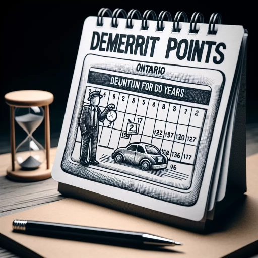 how long do demerit points last ontario