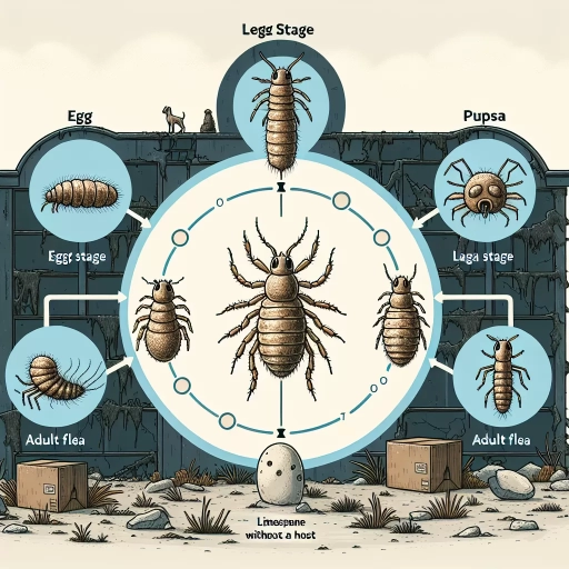 how long do fleas live without a host