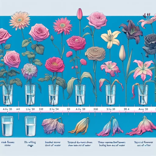 how long do flowers last out of water