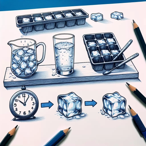 how long do ice cubes take to freeze